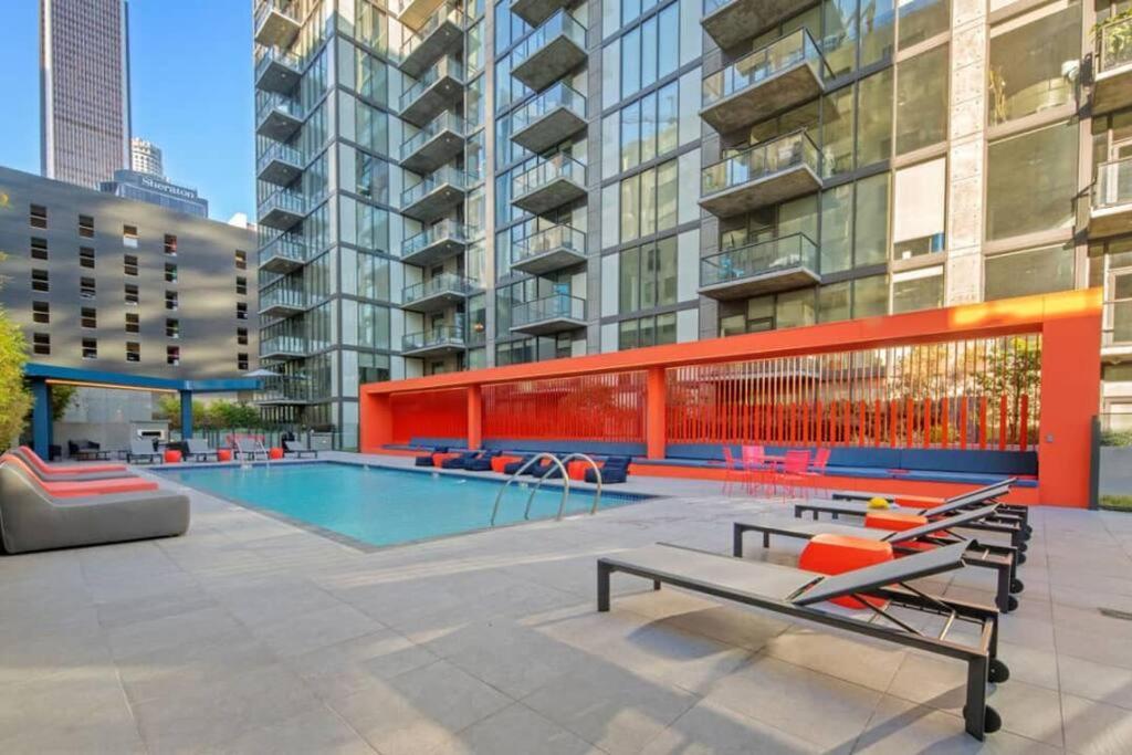 Top Floor High Rise 3 Bed Dtla Skyscraper Penthouse Лос Анджелис Екстериор снимка