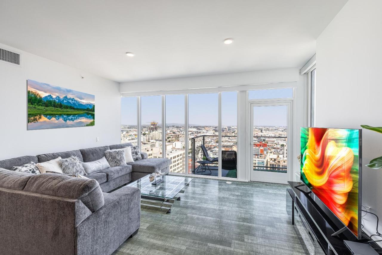 Top Floor High Rise 3 Bed Dtla Skyscraper Penthouse Лос Анджелис Екстериор снимка