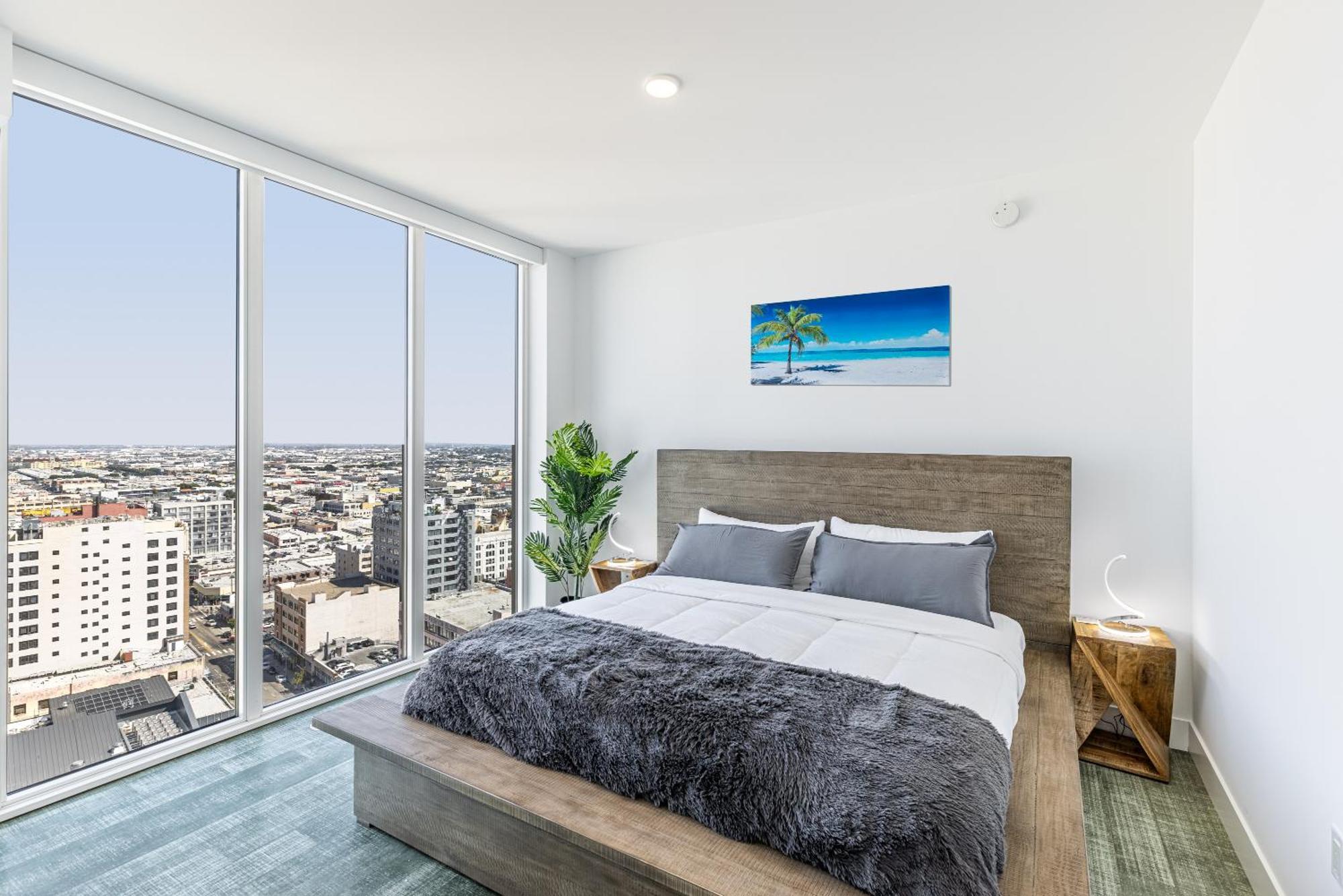 Top Floor High Rise 3 Bed Dtla Skyscraper Penthouse Лос Анджелис Екстериор снимка