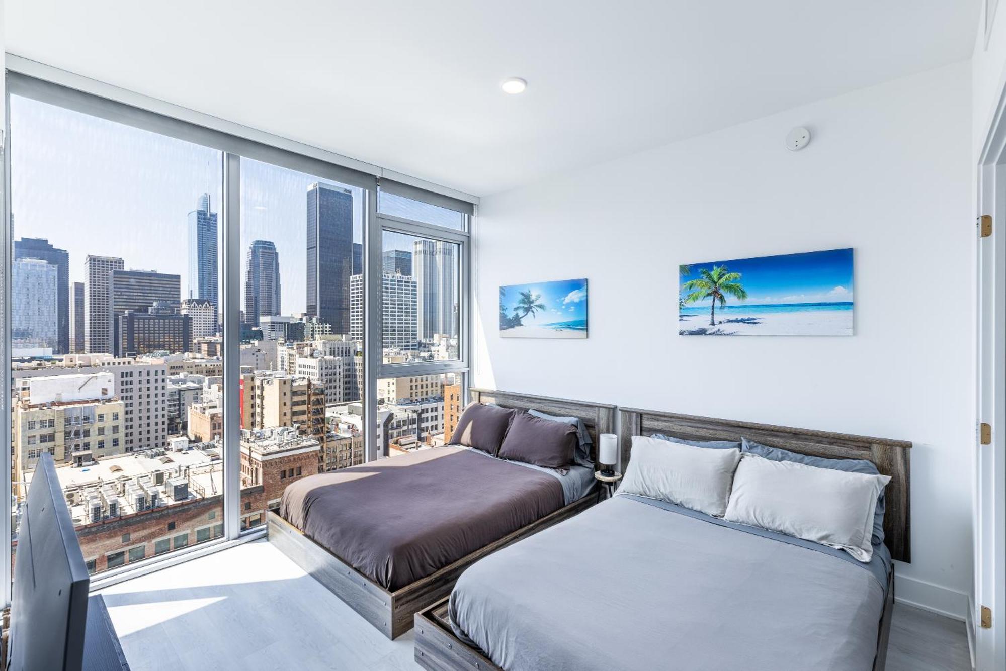 Top Floor High Rise 3 Bed Dtla Skyscraper Penthouse Лос Анджелис Екстериор снимка